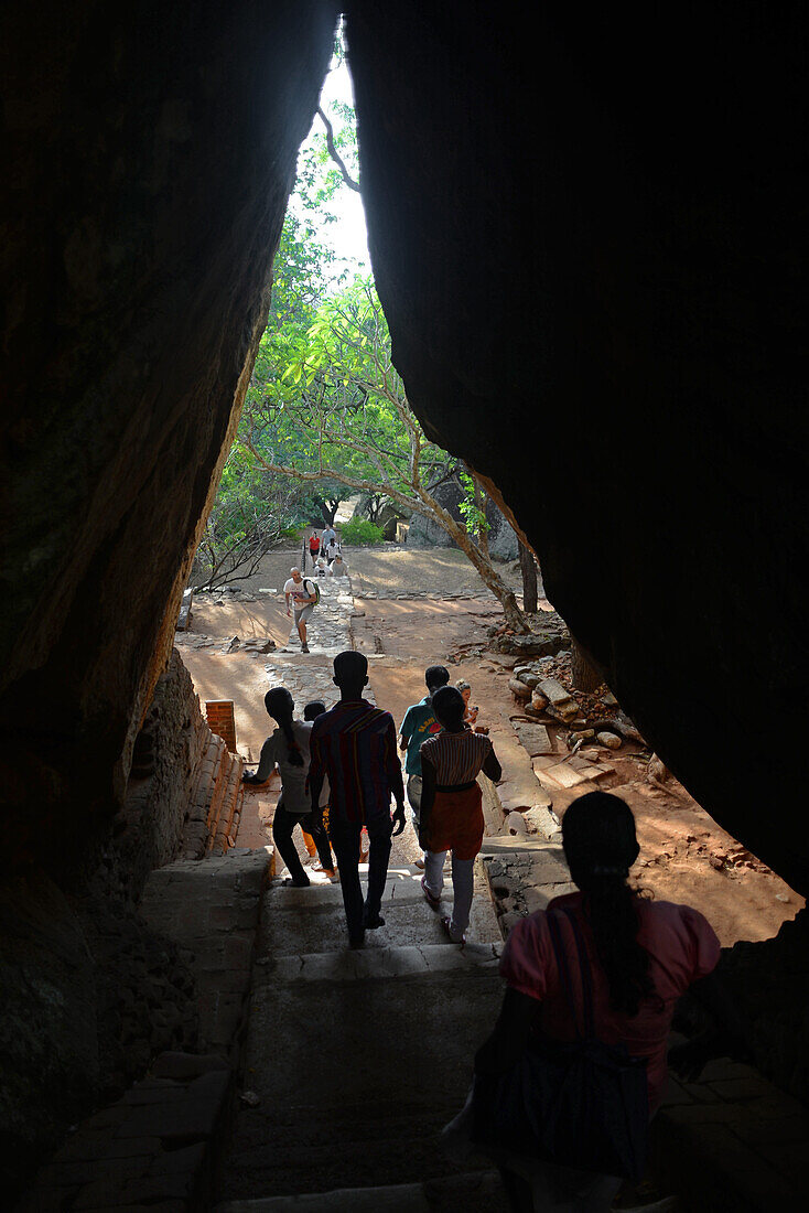 Sigiriya or Sinhagiri, ancient rock fortress located in the northern Matale District near the town of Dambulla in the Central Province, Sri Lanka.