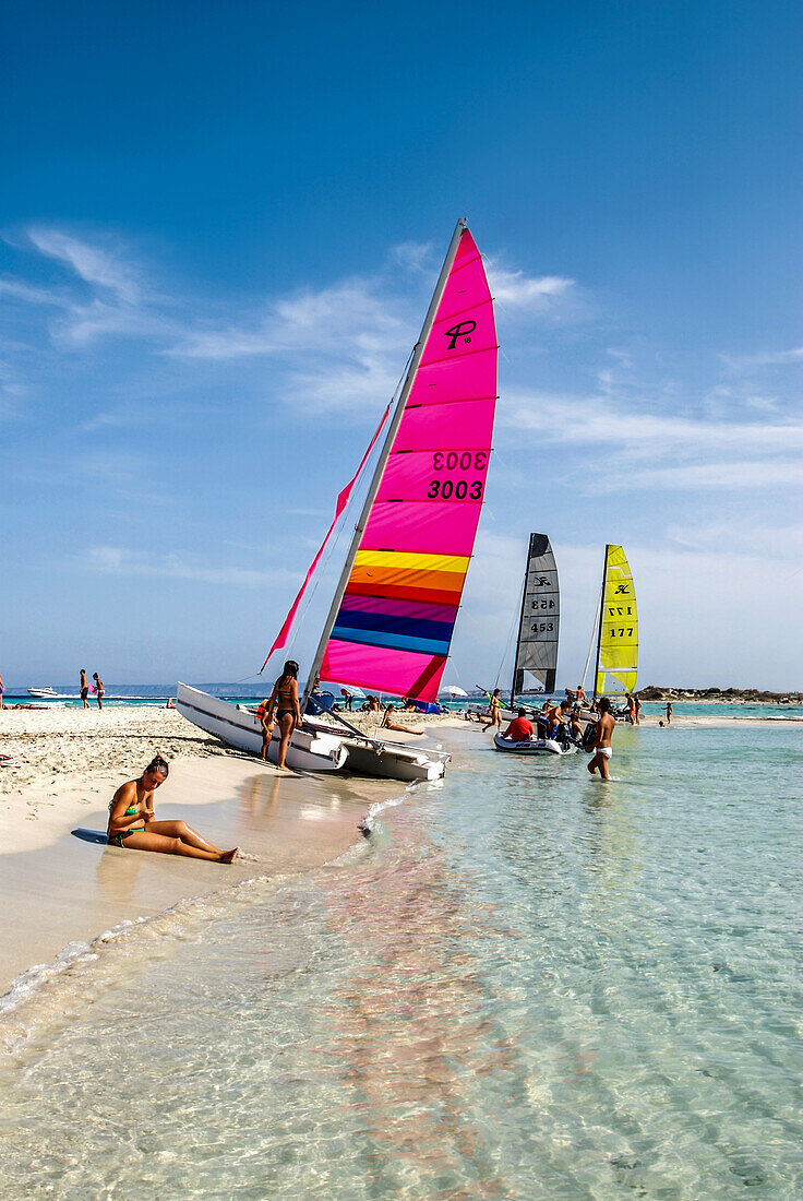 Espalmador, a small island located in the North of Formentera, Balearic Islands, Spain