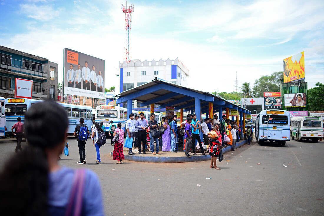 Embilipitiya bus station, Sri Lanka