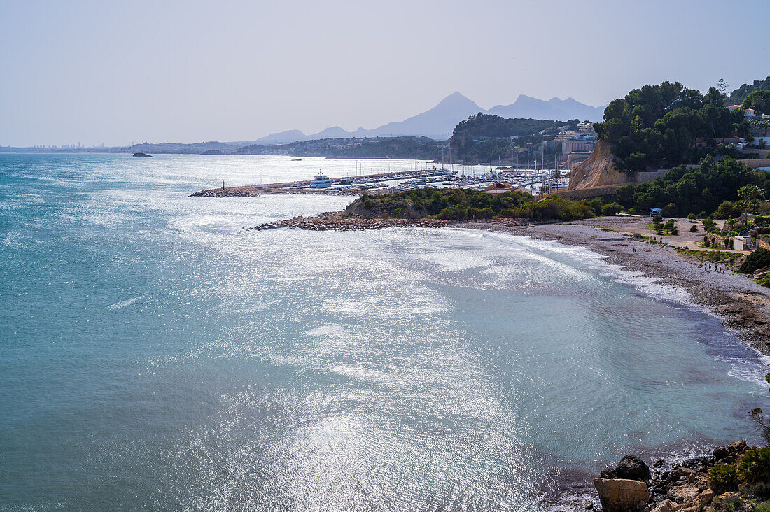 Cala Mascarat in Altea, Alicante, Spain