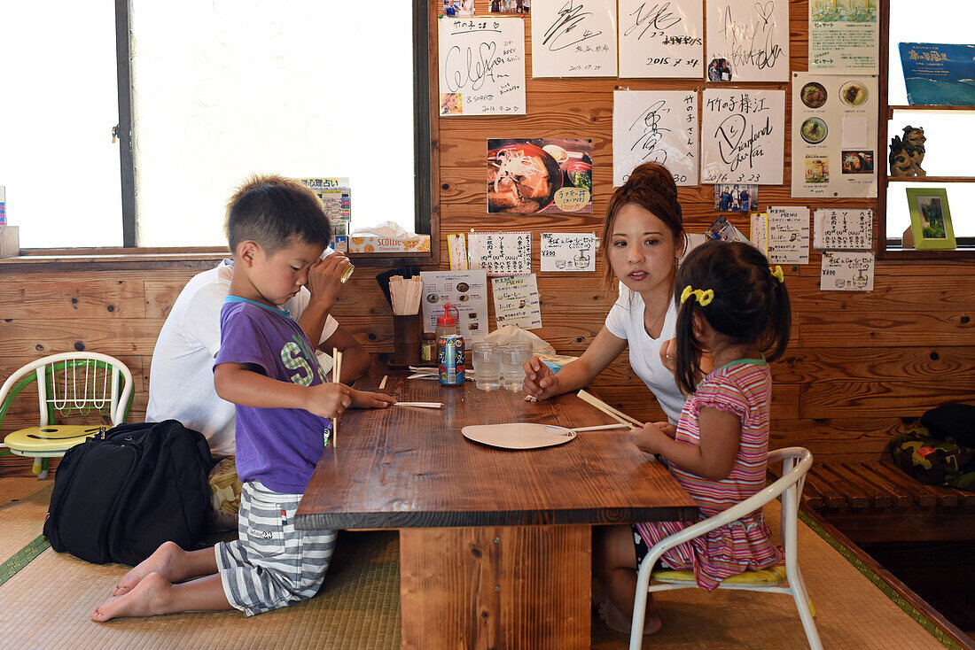 Founded in 1975, Takenoko is one of the longest-established Yaeyama Soba Noodle restaurants on Taketomi Island, Okinawa, Japan