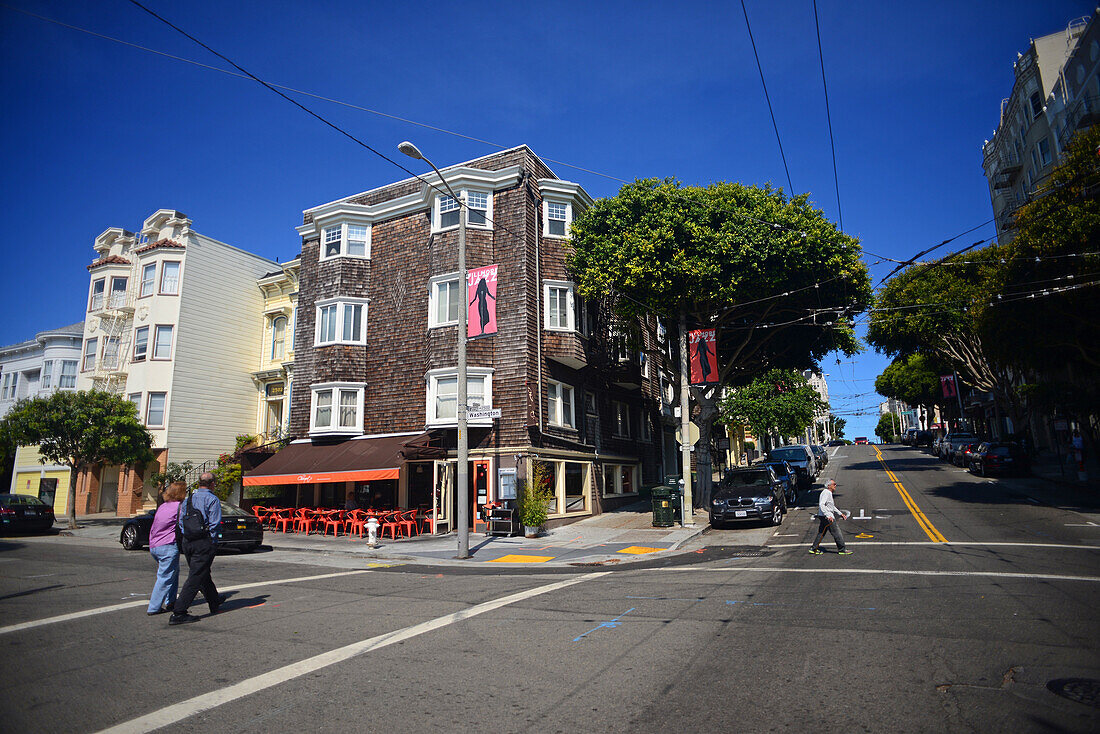 Streets of San Francisco, California.