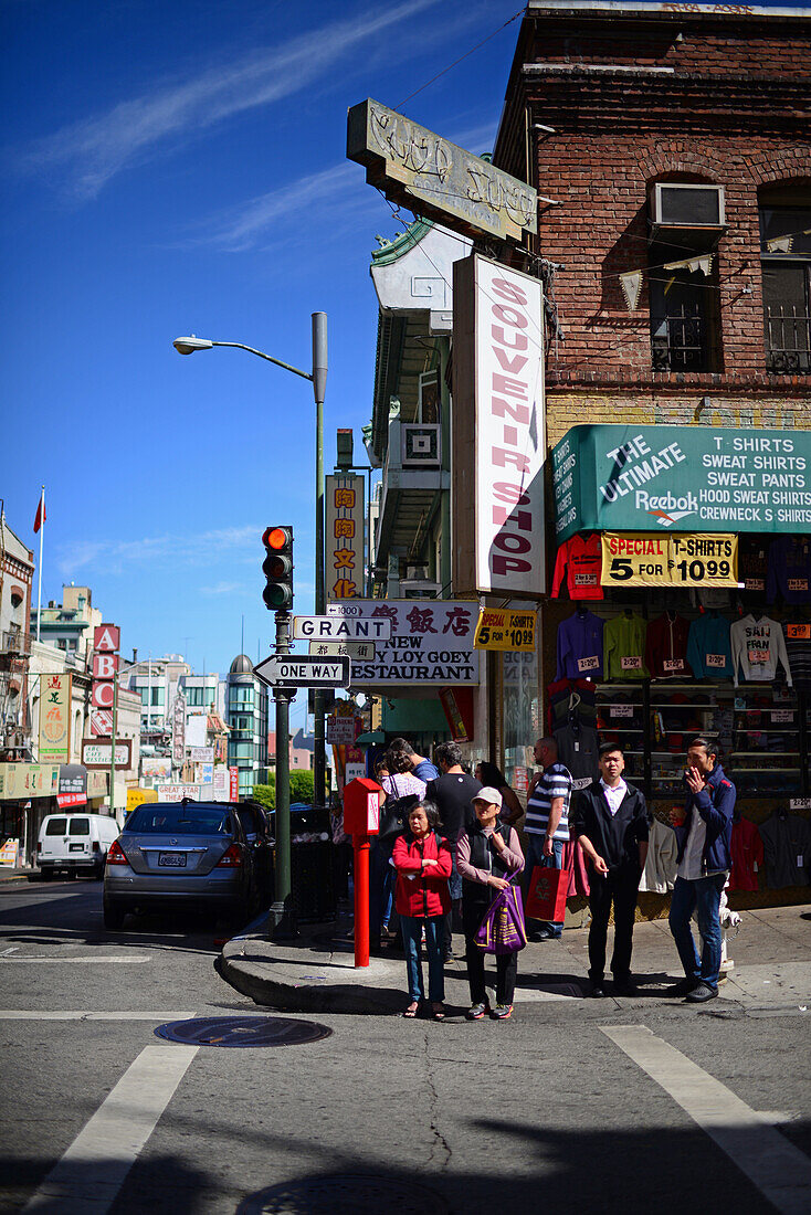 Grant street in Chinatown, San Francisco