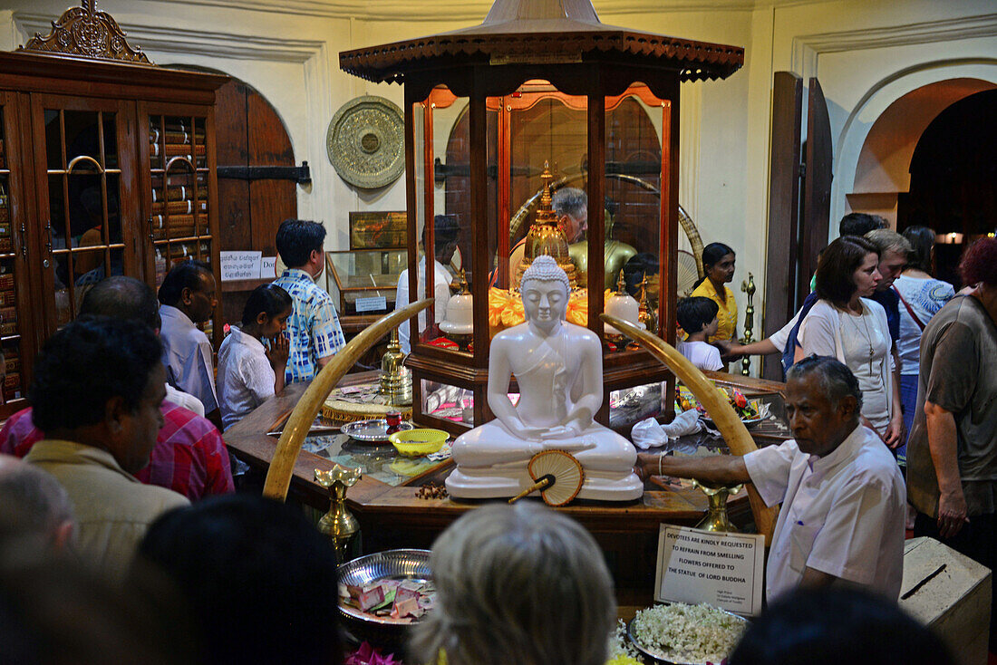 Temple of the Sacred Tooth Relic in Kandy, Sri Lanka
