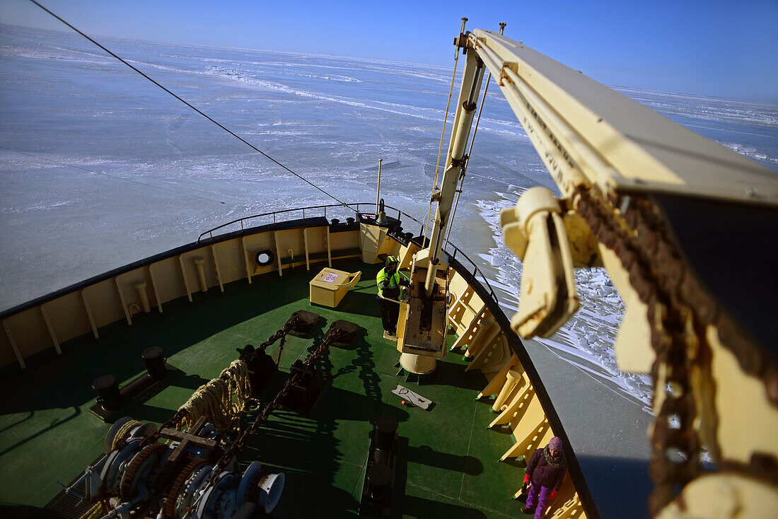 Sampo Icebreaker Cruise, ein authentischer finnischer Eisbrecher als Touristenattraktion in Kemi, Lappland