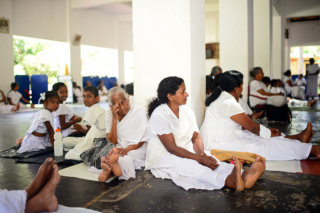 Buddhistischer Tempel Yatagala Raja Maha Viharaya, Unawatuna, Sri Lanka