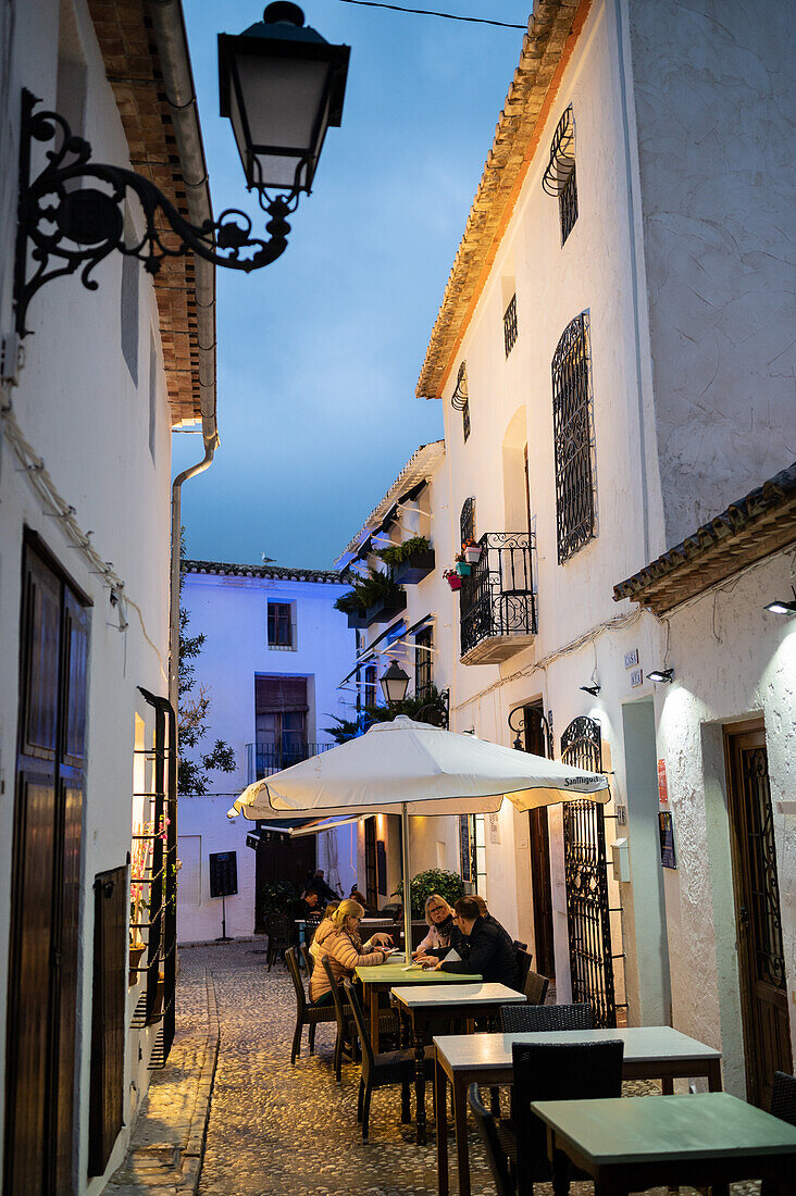 Altstadt von Altea, Alicante, Spanien