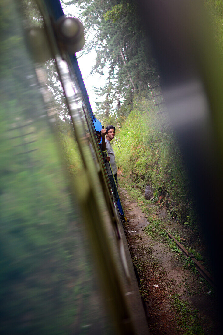 Train ride from Kandy to Nuwara Eliya, Sri Lanka