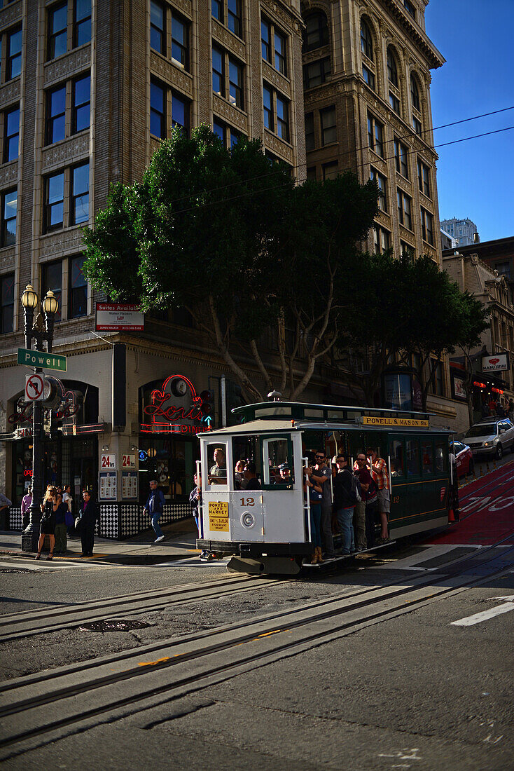 Das Seilbahnsystem von San Francisco ist das letzte manuell betriebene Seilbahnsystem der Welt