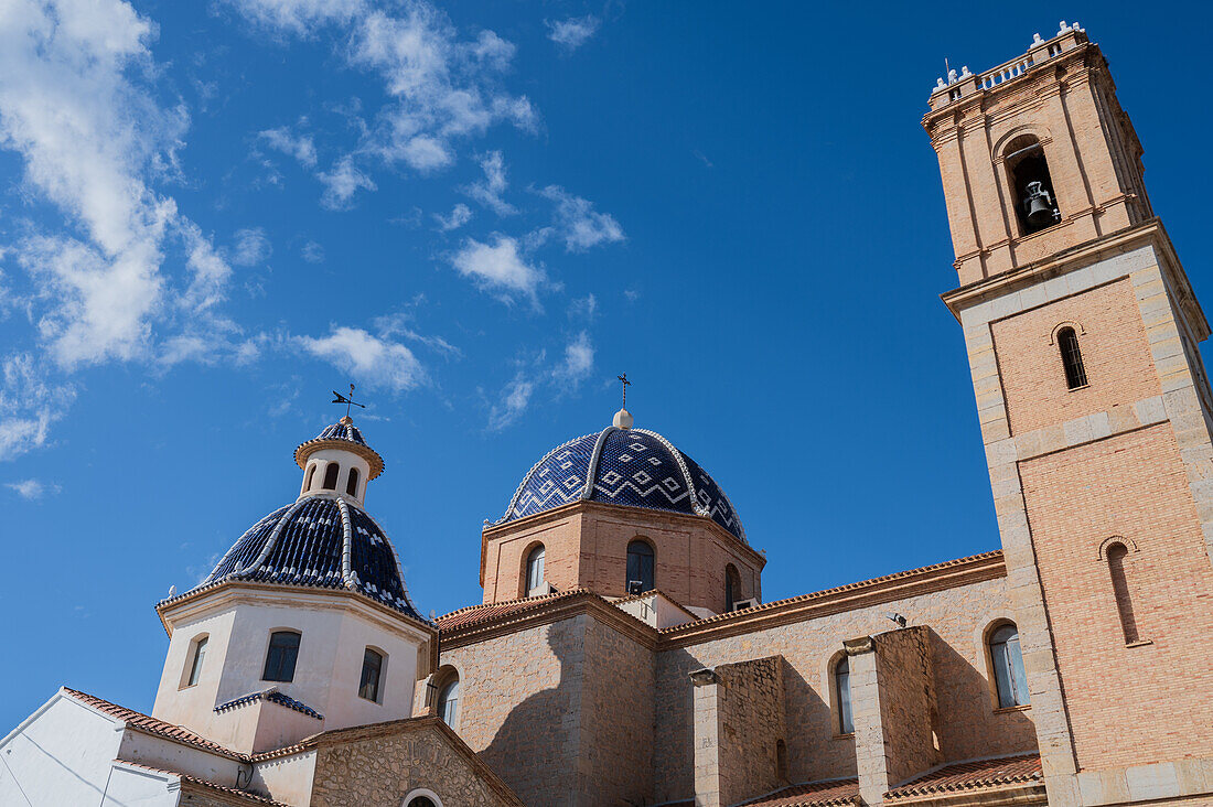 Church in Altea old town, Alicante, Spain