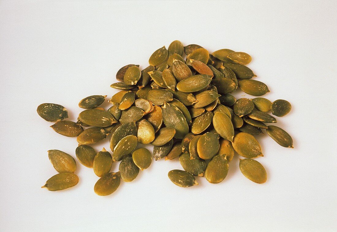 A heap of pumpkin seeds