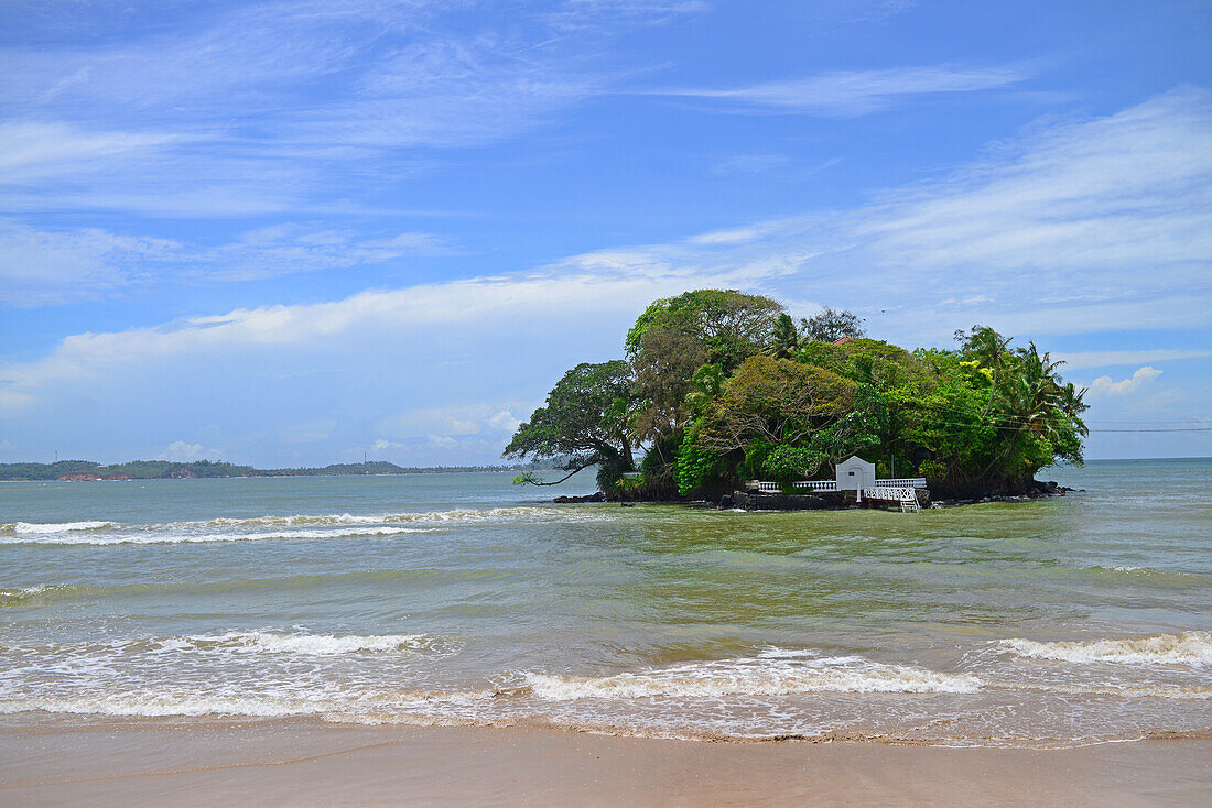 Taprobane Island, originally called "Galduwa", is a private island with one villa off the southern coast of Sri Lanka opposite the village of Weligama