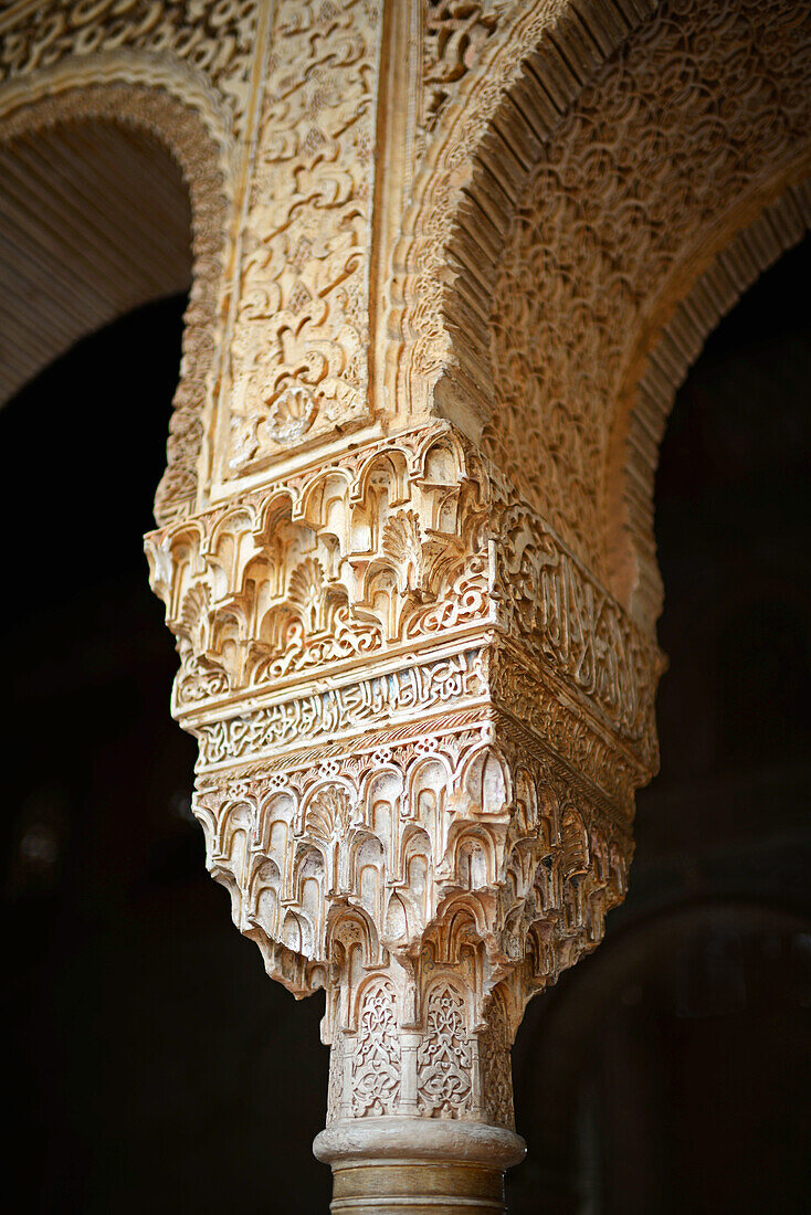 Die Gärten des Generalife in der Alhambra, einer Palast- und Festungsanlage in Granada, Andalusien, Spanien