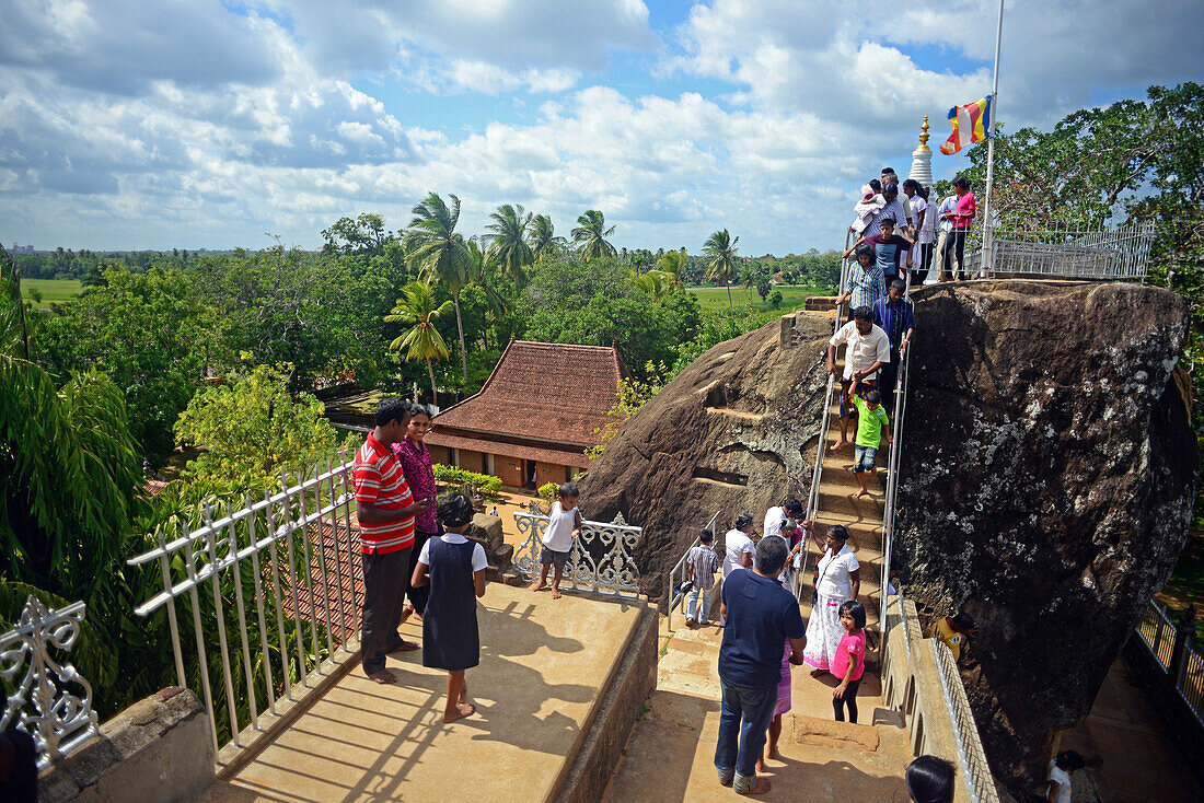 Isurumuniya, buddhistischer Tempel in der Nähe des Tissa Wewa (Tisa-Tank), Anuradhapura