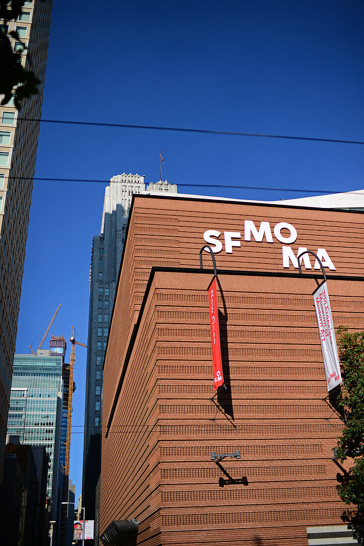 Gebäude des Museums für Moderne Kunst in San Francisco (MoMA)