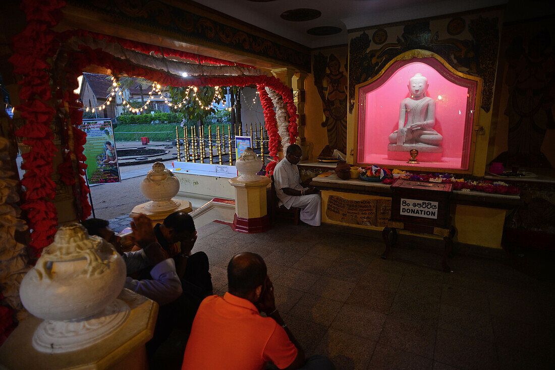 Temple of the Sacred Tooth Relic in Kandy, Sri Lanka