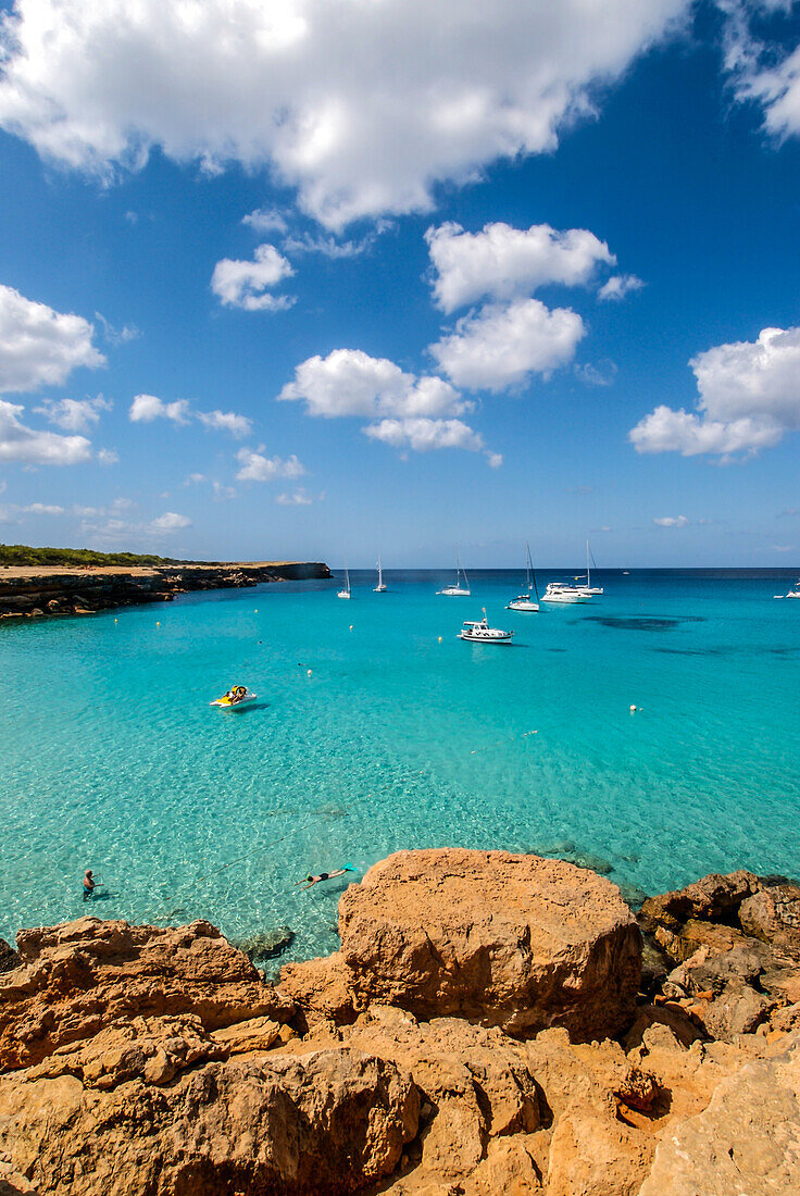 Strand Cala Saona auf Formentera, Balearische Inseln, Spanien