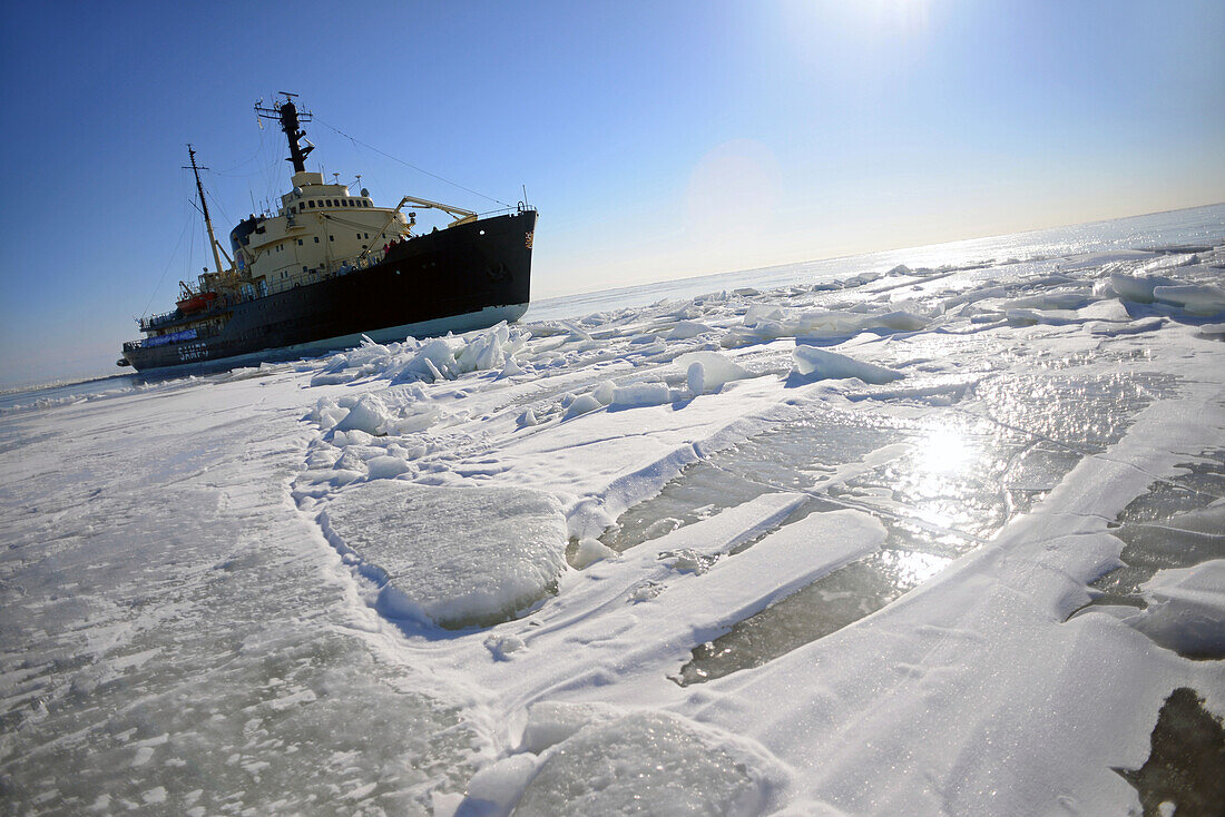 Sampo Icebreaker cruise, an authentic Finnish icebreaker turned into touristic attraction in Kemi, Lapland