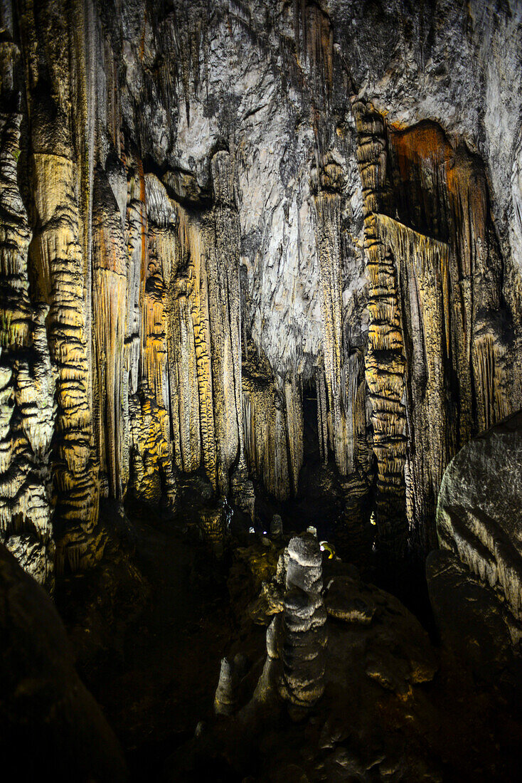 Höhlen der Kunst (Coves díArtr) in der Gemeinde Capdepera, im Nordosten der Insel Mallorca, Spanien