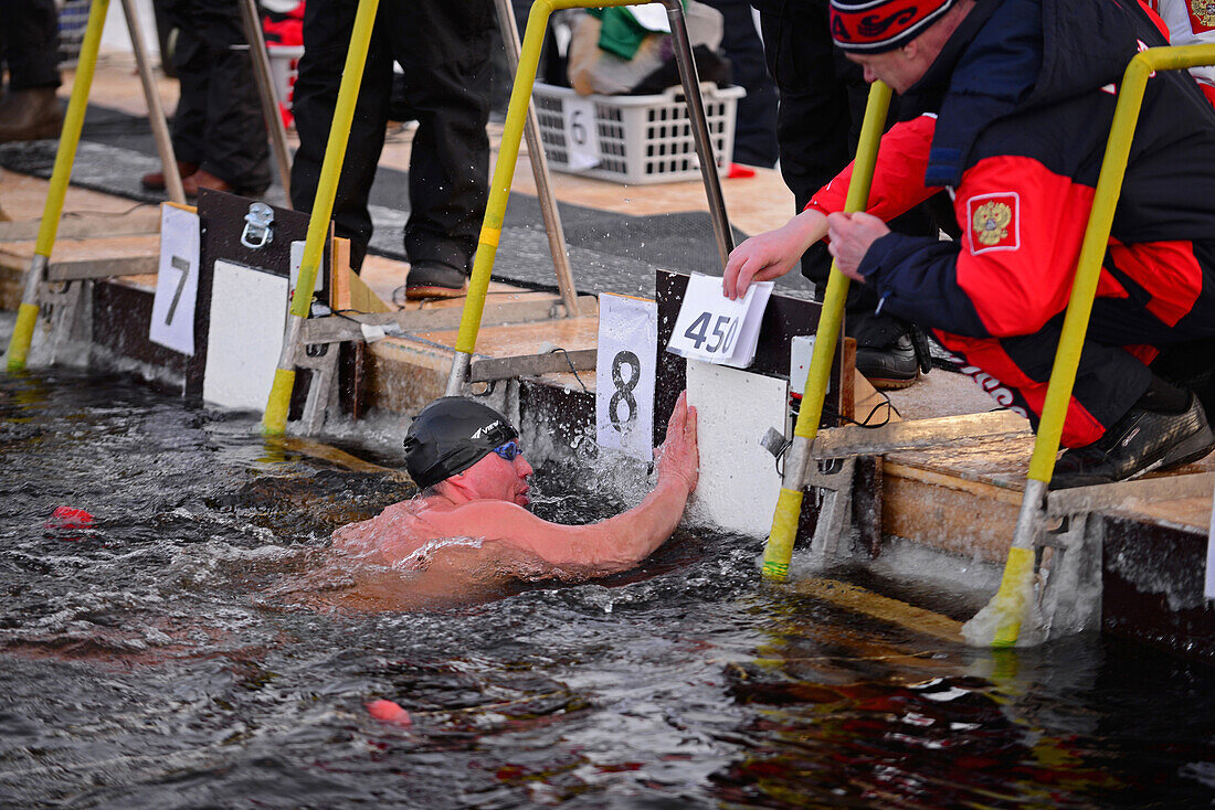 Winter Swimming World Championships 2014 in Rovaniemi, Finland