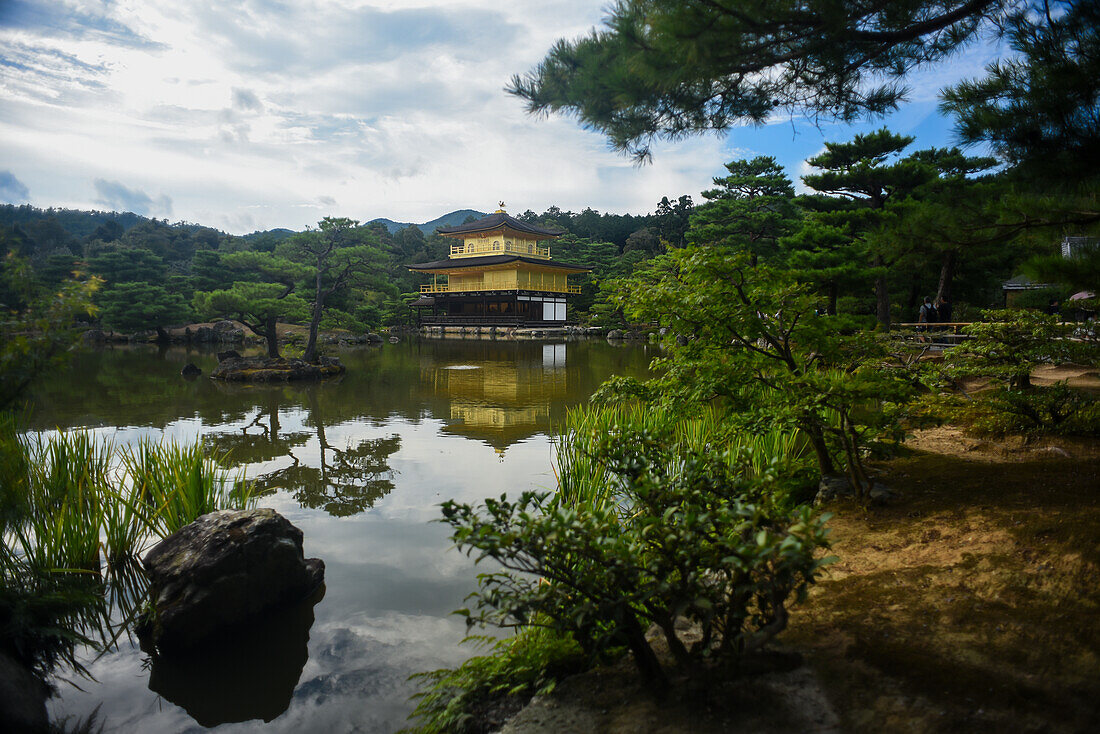 Kinkaku-ji, officially named Rokuon-ji, is a Zen Buddhist temple in Kyoto, Japan