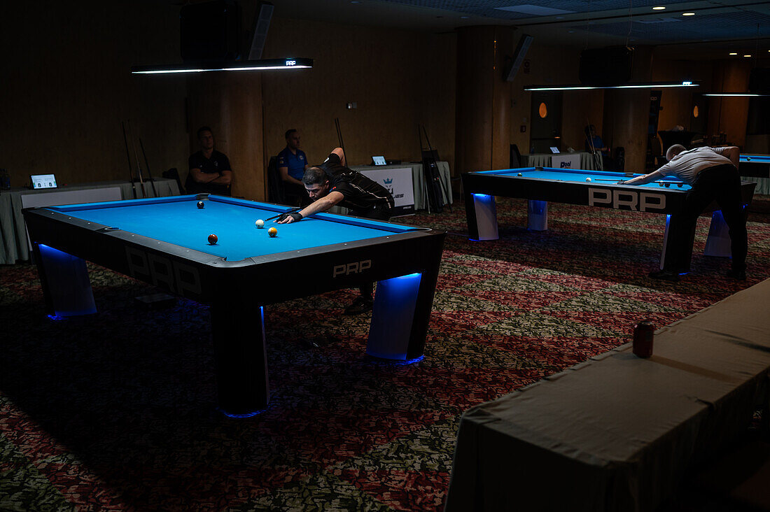 8-ball Pool Tour national competition in Boston Hotel, Zaragoza, Spain