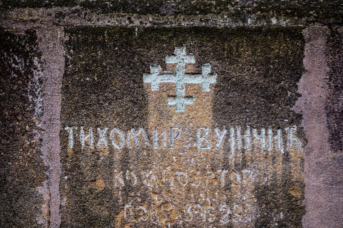 Grave in Szentendre, a riverside town in Pest County, Hungary