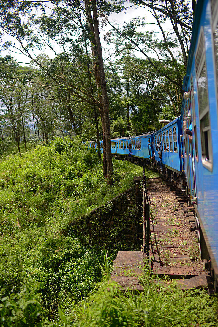 Train ride from Kandy to Nuwara Eliya, Sri Lanka