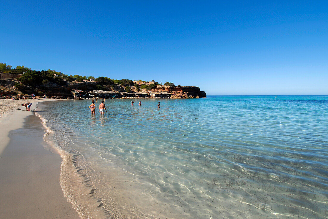 Strand Cala Saona auf Formentera, Spanien