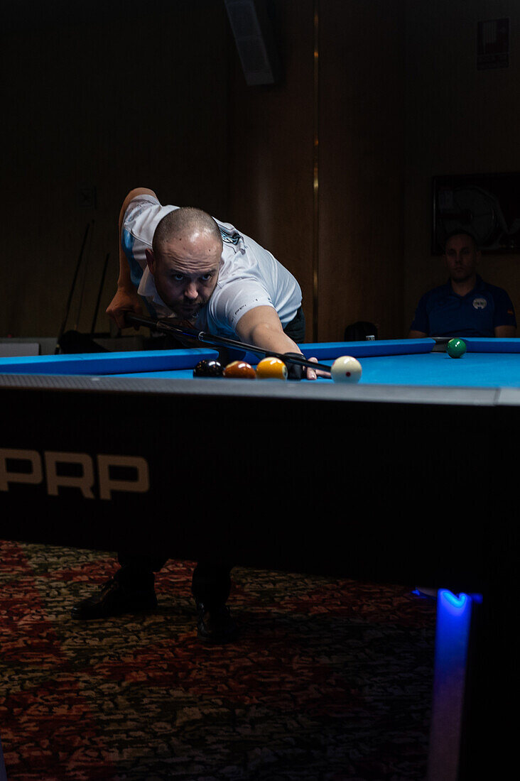 8-ball Pool Tour national competition in Boston Hotel, Zaragoza, Spain