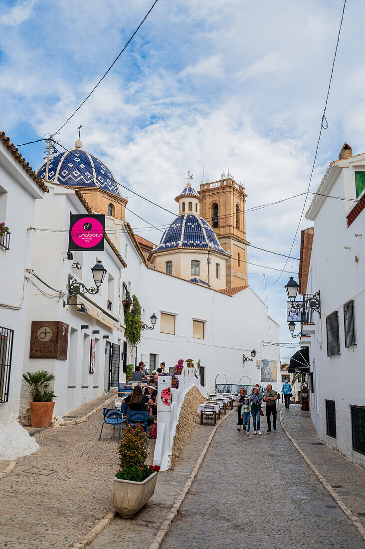 Altstadt von Altea, Alicante, Spanien