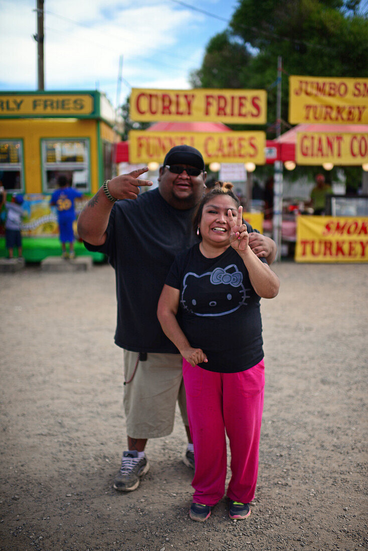 Navajo Nation Fair, a world-renowned event that showcases Navajo Agriculture, Fine Arts and Crafts, with the promotion and preservation of the Navajo heritage by providing cultural entertainment. Window Rock, Arizona.