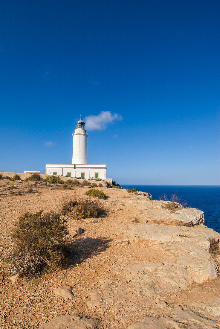 Leuchtturm La Mola auf Formentera, Spanien