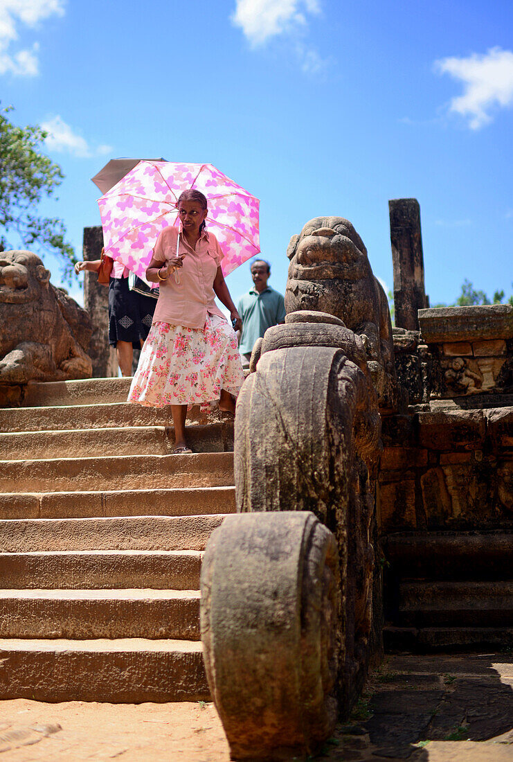 Die antike Stadt Polonnaruwa, Sri Lanka