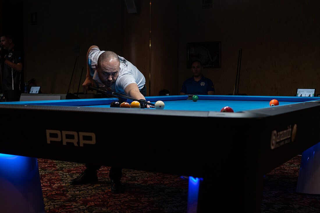 8-ball Pool Tour national competition in Boston Hotel, Zaragoza, Spain