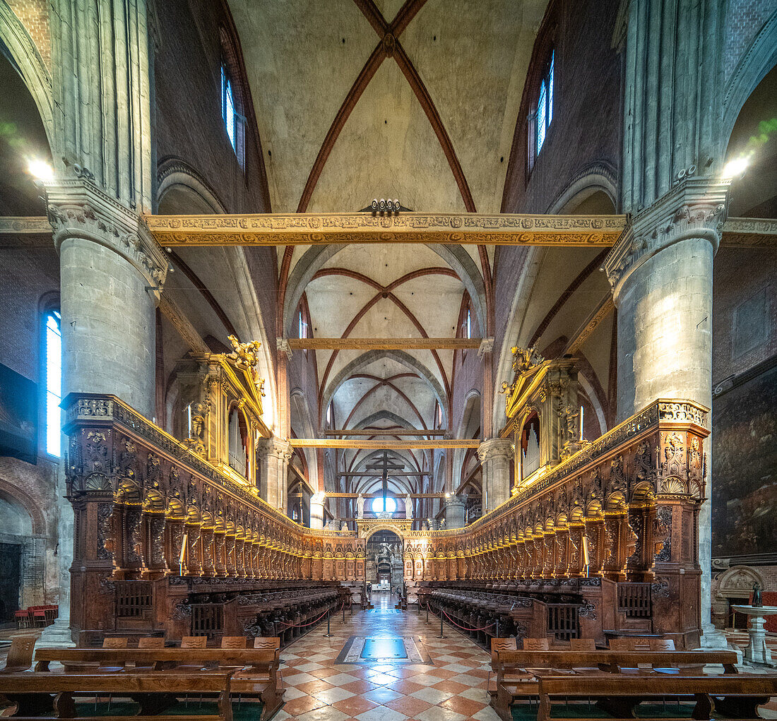 Choir in Santa Maria dei Frari Church, Venice