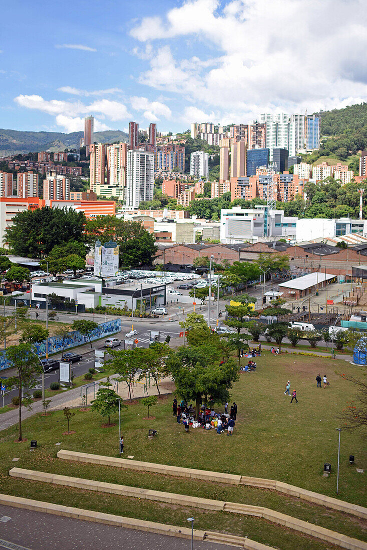 View of Medellin from The Museum of Modern Art (MAMM)