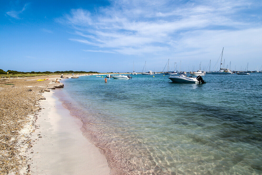 Espalmador, a small island located in the North of Formentera, Balearic Islands, Spain