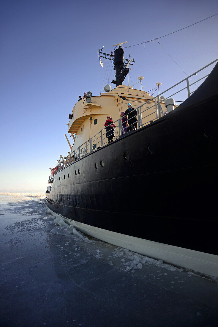 Sampo Icebreaker cruise, an authentic Finnish icebreaker turned into touristic attraction in Kemi, Lapland
