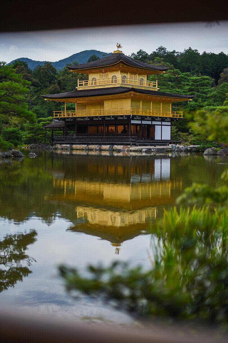 Kinkaku-ji, officially named Rokuon-ji, is a Zen Buddhist temple in Kyoto, Japan