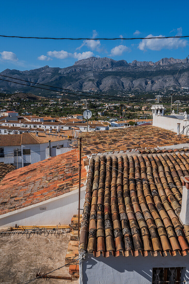 Beautiful view of Altea, Alicante Spain