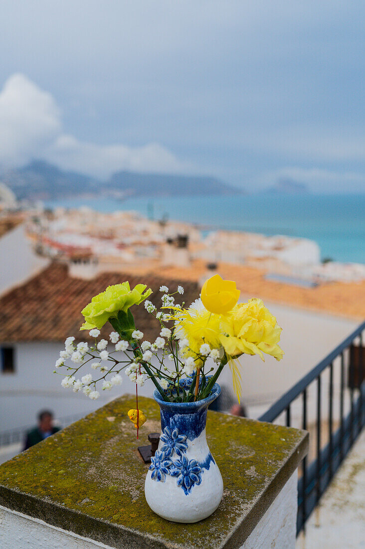 Schöne Aussicht auf Altea, Alicante Spanien