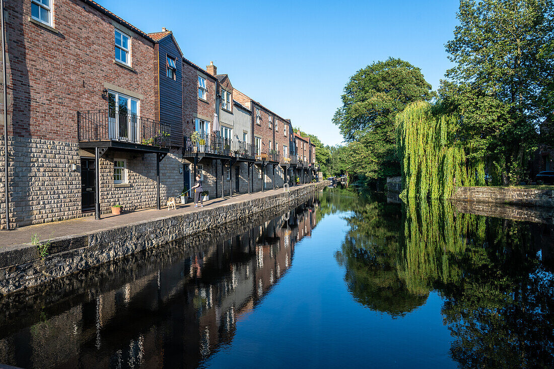 Water canal in Ripon England