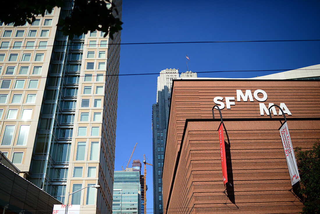 Gebäude des Museums für Moderne Kunst in San Francisco (MoMA)