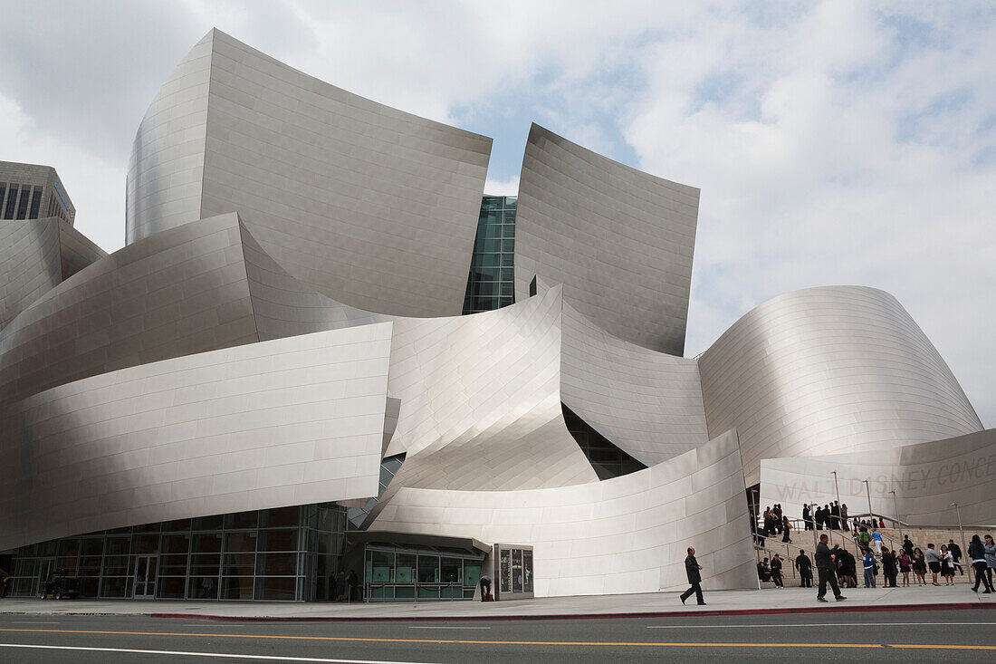 Modern Building With Unique Architecture; California, United States Of America