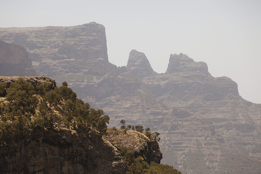 Mountains Near Chennak, Simien Mountains National Park; Amhara Region, Ethiopia
