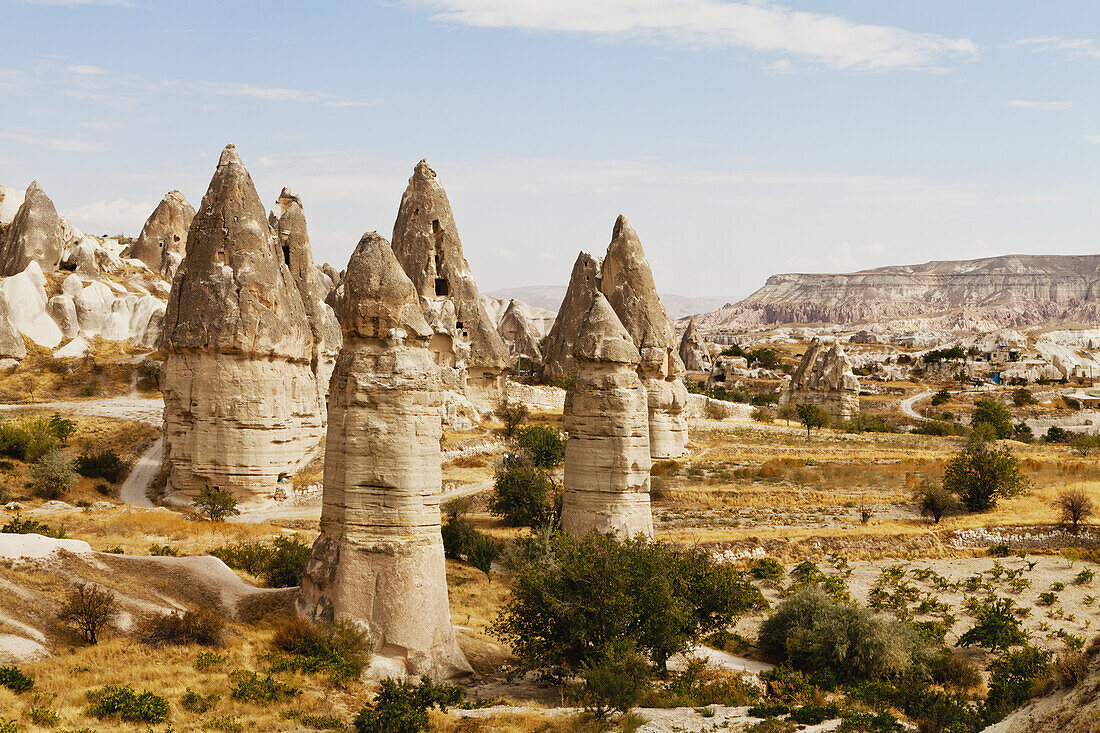 Feenkamine im Taubental; Kappadokien, Türkei