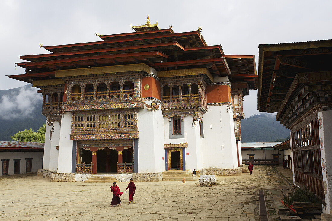 Gangteng-Kloster; Phobjika-Tal, Bhutan.