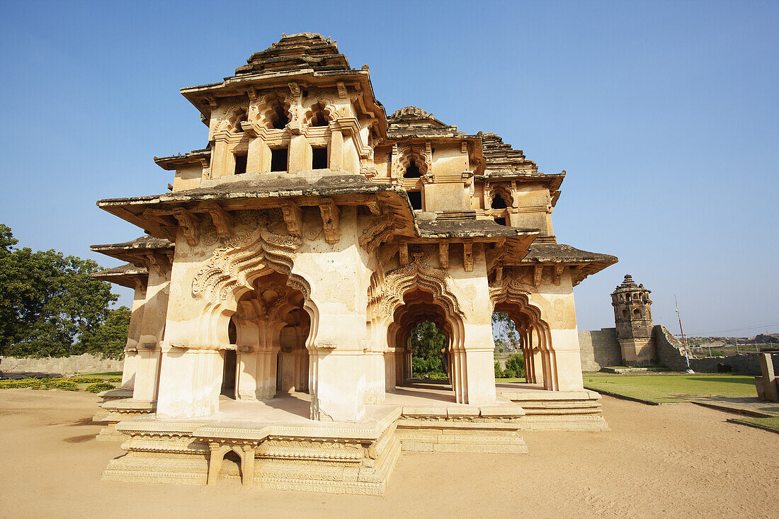 Lotus Mahal, Vijayanagara Ruinen; Hampi, Karnataka, Indien