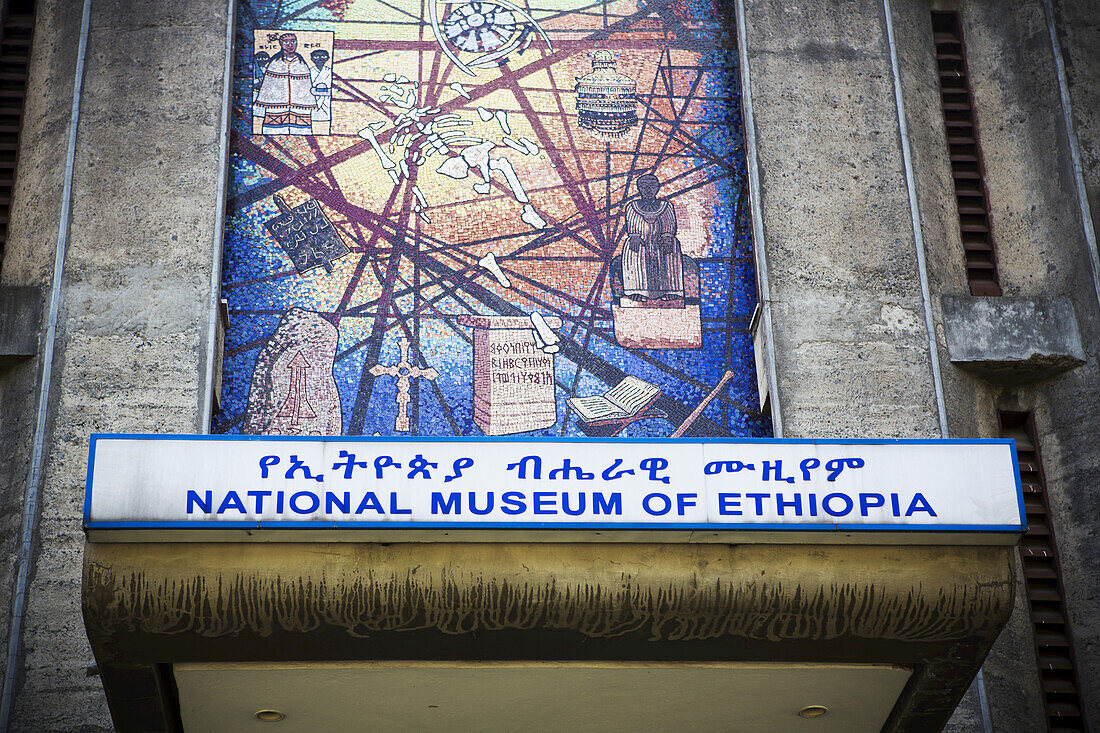 Nationalmuseum; Addis Abeba, Äthiopien